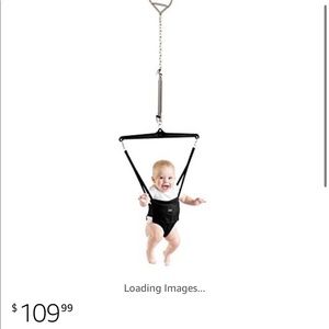 Jolly jumper exerciser w/door clamp